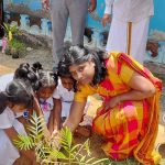 தரம் 01 மாணவர்களால் கால்கோள் விழா நாளில் மரக்கன்றுகள் நாட்டி வைக்கப்பட்டது. 